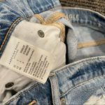 American Eagle Skater Jean Distressed Cut Off Jean Shorts Sz 4 Photo 6