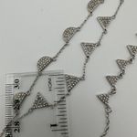 Stella & Dot Pave Chevron Silver tone Necklace with 3 Interchangeable Layers Photo 11