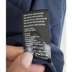 Pilcro ANTHROPOLOGIE Blue Johnny Collar Pullover Roomy Sweatshirt Women's MEDIUM Photo 7