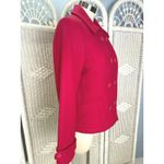 Old Navy Vintage 90s Bright Pink Wool Blend Peacoat Women's S Double Breasted Photo 2