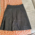 Tory Burch  size 6 black shimmer skirt midi pleated flattering Photo 6