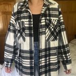ZARA Oversized Plaid Shacket Photo 2
