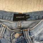 MINKPINK Shredded Denim Shorts Photo 3