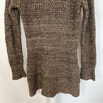 Vintage Say What USA Faux Fur Cardigan Sweater Women Size Medium Y2K Retro Brown Photo 9