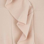 River Island Asos Dusty Pink Ruffle Frill Kawaii Overall Jumpsuit Jumper size 0 Photo 5