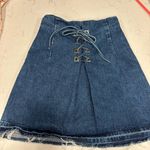 Sandro  Denim skirt with metallic details Photo 3