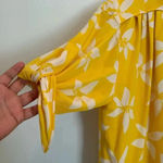 Vintage‎ Ungaro Parallele Paris silk Dress Yellow Size 12 Photo 5