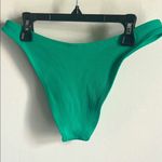 Forever 21  High Cut Cheeky Green Ribbed Bikini Bottom Photo 2
