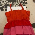 TCEC Ruffle colorful thin strap blouse Photo 3