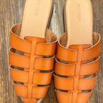 Old Navy  Brown Leather Mules Photo 0