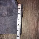 Harmony and Balance Grey Ribbed Sports Bra Size Small Photo 3