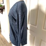 Anthropologie Pure and Good blue marbled long sleeved top Photo 2