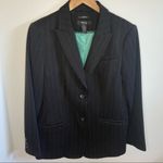 Style & Co pin stripe black blazer Photo 1