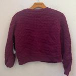 Juicy Couture NWT  SOLID PURPLE EMBELLISHED CARDIGAN SWEATER SIZE XS Photo 3