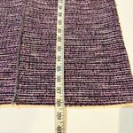 Karl Lagerfeld  Purple Tweed stretch  Midi Dress size 8 Photo 7
