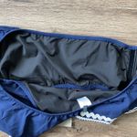 J.Crew NWT  Navy/White One Shoulder Swim Top sz L Photo 5