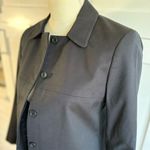 Theory  Women's Black Blazer Jacket Size 6 Tailored Fit Cropped Photo 4
