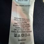 Quince Women’s Sweater Blazer Navy Open 2 Front Pockets 100% Organic Cotton XL Photo 9