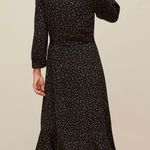 Whistles bright bud print wrap midi dress Photo 2