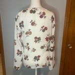 ALC Frank A.L.C 100% silk Floral wrap bell sleeve‎ blouse size 8 Photo 6