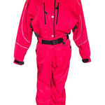 Obermeyer Vintage  Red One-Piece Snowsuit Women’s 8 Petite Excellent Condition Photo 0