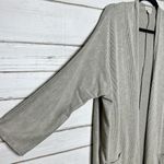 Donni Anthropologie Open Front Cardigan Size Large Gray Photo 4