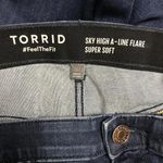 Torrid Sky High Flare Super Soft Blue Jeans - Size 24 TALL Photo 5