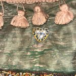 Handmade Gorgeous Boho Beaded Denim Purse with Floral Guitar Strap Festival Core Photo 4