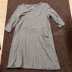 Pure hill PJ easy knit dress M Gray Size M Photo 2