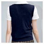Brandy Melville Riley Argyle Sweater Vest Photo 6