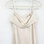 Selfie Leslie NWT  Coquette Well Verse Pleated Bust Front Split Slip Dress Size L Photo 4