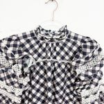 Marie Oliver Que Blouse Indigo Plaid Photo 2