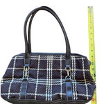 Croft & Barrow Brown plaid baguette Women's shoulder bag Photo 7