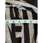 B. Wear Striped Flutter Short Sleeve Round Neck Top Size M Gathering Band Waist Photo 4