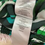 Michael Kors MICHAEL  Green Teal Abstract‎ Print Long Sleeve Top Photo 3