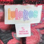 LuLaRoe Lindsay black and red print kimono wrap top size small Photo 3