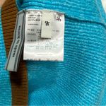 Andersson Bell Conny Scarf Neck Tight Knit Top One Shoulder Blue L Size L Photo 4