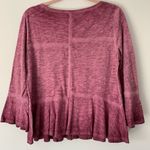 Akemi + Kin Akemi Kin Anthropologie Plum Peplum Top Small Photo 6