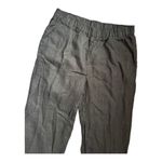 Quince  100% European Linen Pants Women’s Size L Black Relaxed Photo 5
