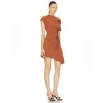 ALC Frank A.L.C Poppy Ruched Off-the-shoulder Mini Dress In Sequoia, Size 6, $498 Photo 5
