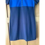 Tory Burch  Tory Sport Blue/Navy Mock Neck Zipper Mini Dress Women’s size Small​ Photo 1