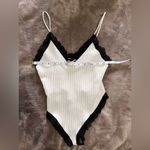 Urban Outfitters OUT FROM UNDER  Ribbed 1 Piece Bodysuit Tank Top Sz M EUC Photo 4