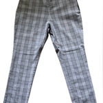 A New Day Women's Size 4 High Rise Skinny Ankle Pants Gray Plaid Photo 0