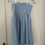 French Connection  strapless blue mini dress Photo 2