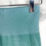 Wolford Shiny Grid Leggings Metallic Ice Jade Silver Athleisure Glam Designer S Blue Photo 5