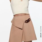 ZARA Bloggers fav crossed mini skirt, beige, size XS Photo 1