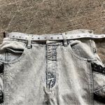 Zana Di Vintage  Acid Washed Lace Detail High Waisted Mom Jeans Size 10 Photo 5