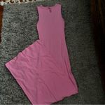 SKIMS  bubblegum pink ribbed maxi dress size small Photo 6