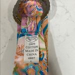 Talbots Colorful Abstract Pattern Cotton Belt Photo 5