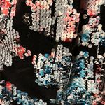 Dress the Population New Jaleah Sequins Velvet Sheath Dress Black Multi Photo 3